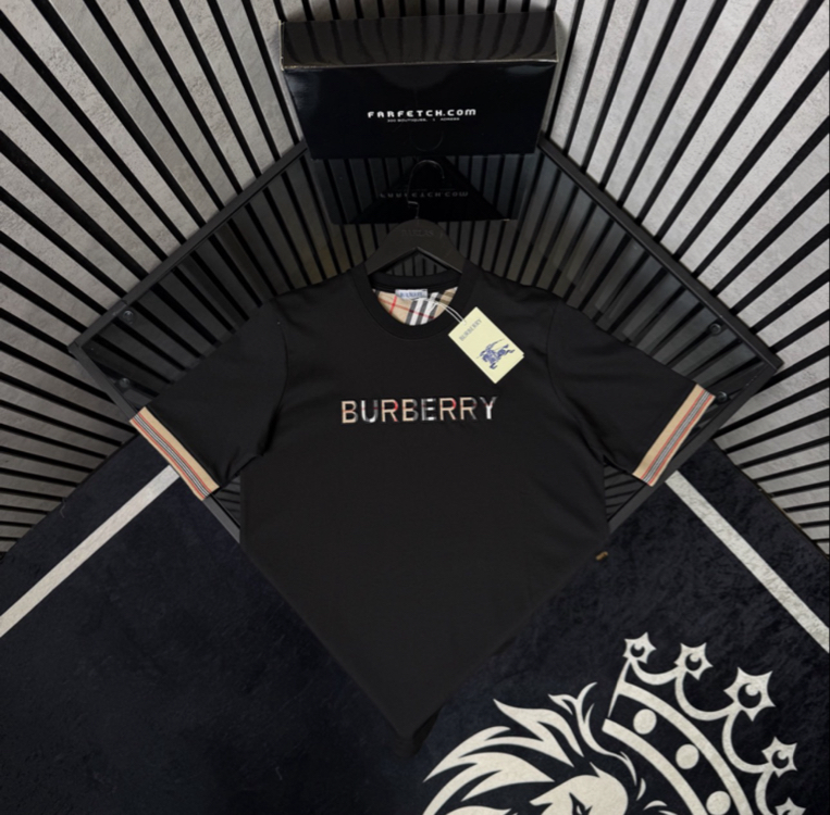 BRBRY PREMİUM T-SHIRT KOL VE YAKA İÇ DETAY