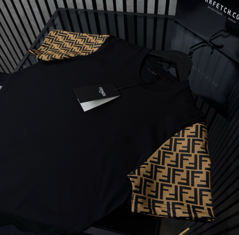 FENDİ KOL DETAY PREMİUM T-SHIRT