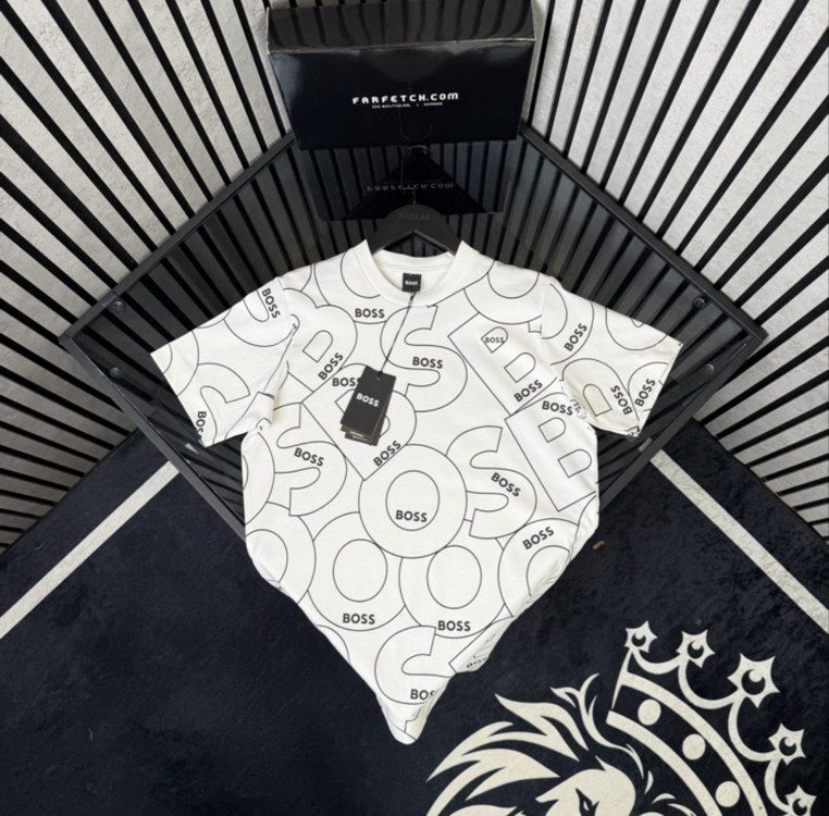 BOSS PREMİUM T-SHIRT FULL BASKI DETAY