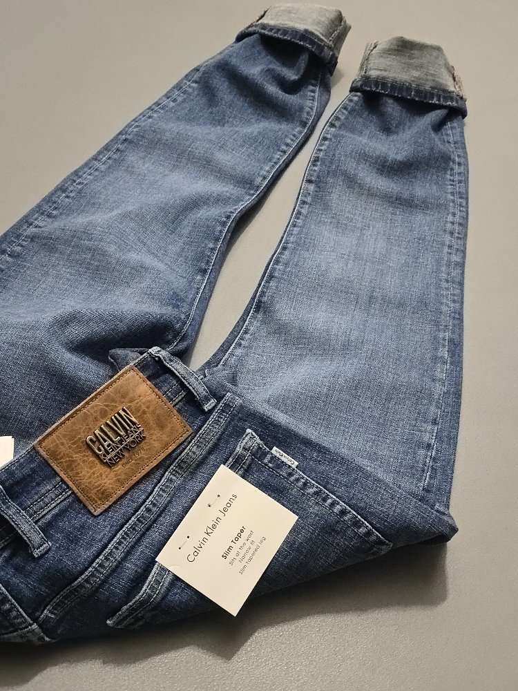 Erkek Slim Fit Kot Pantolon CKMJ