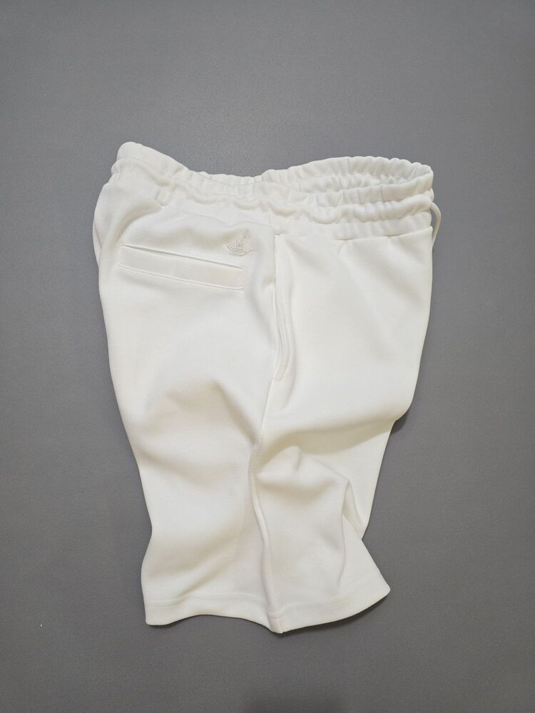 Erkek Normal Fit Şort Beyaz 