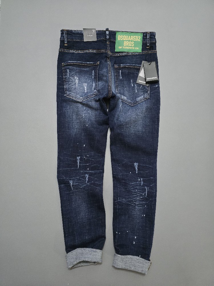 Erkek Slim Fit Kot Pantolon DSQ2