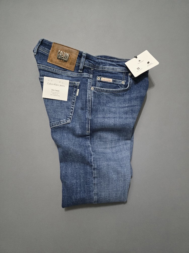 Erkek Slim Fit Kot Pantolon CKMJ