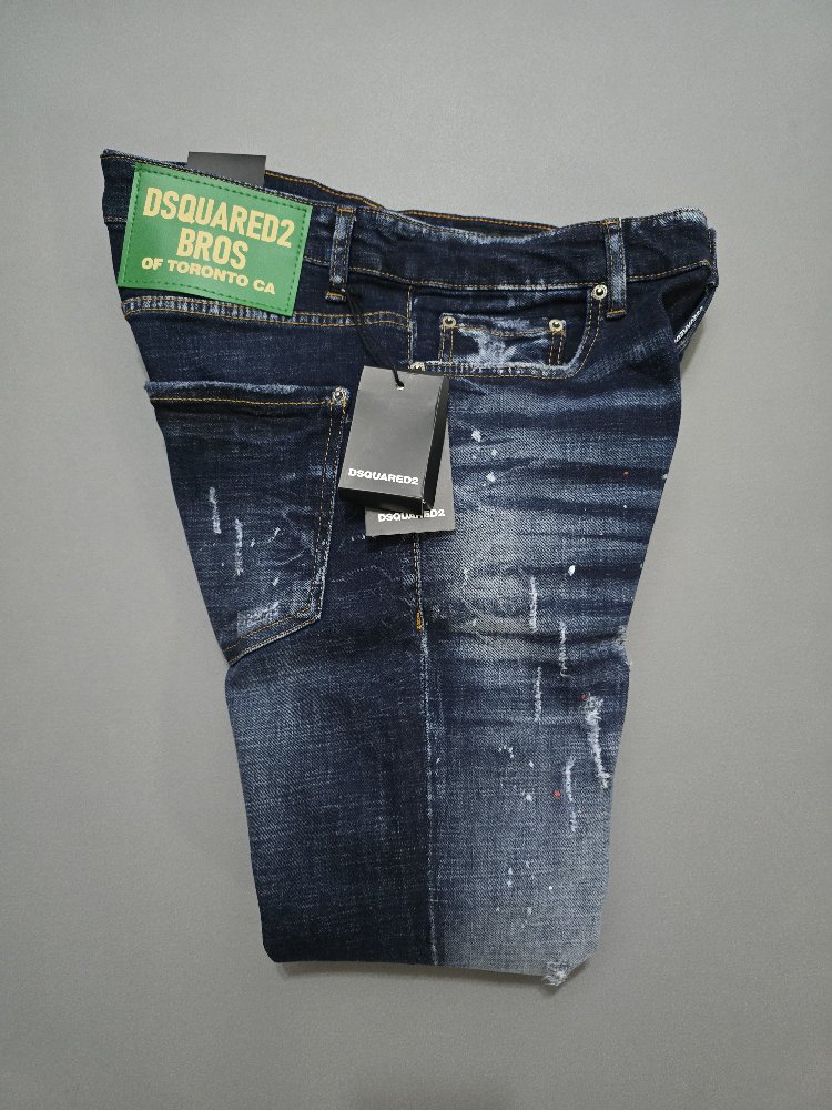 Erkek Slim Fit Kot Pantolon DSQ2