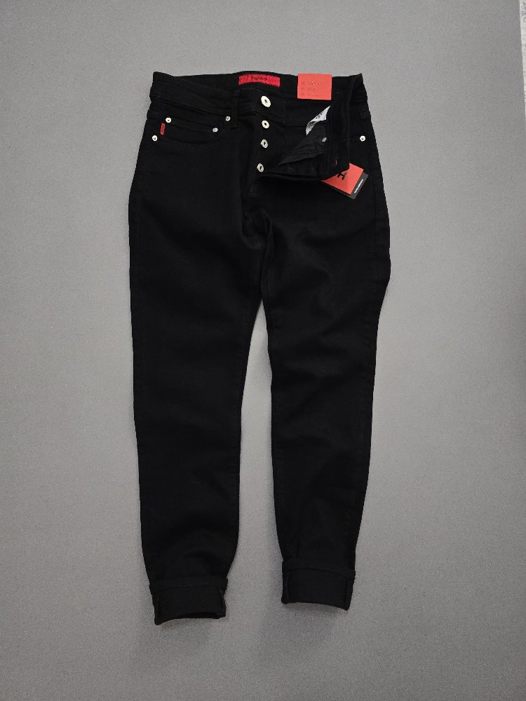 Erkek Slim Fit Kot Pantolon Siyah BSSJ