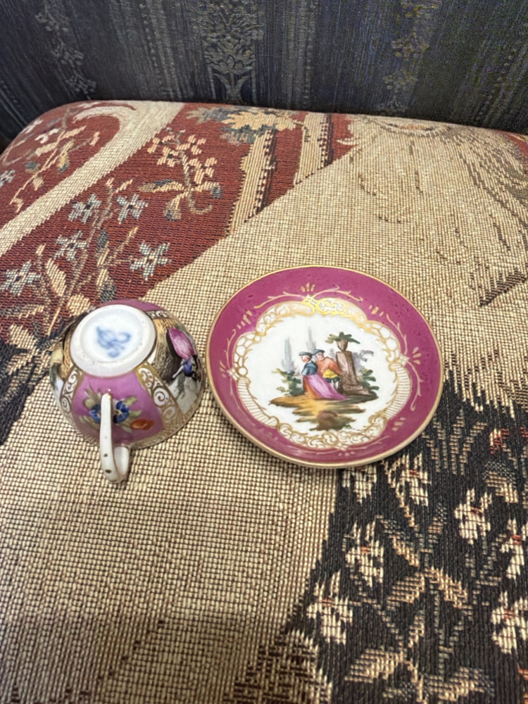Meissen minyatür koleksiyon fincan