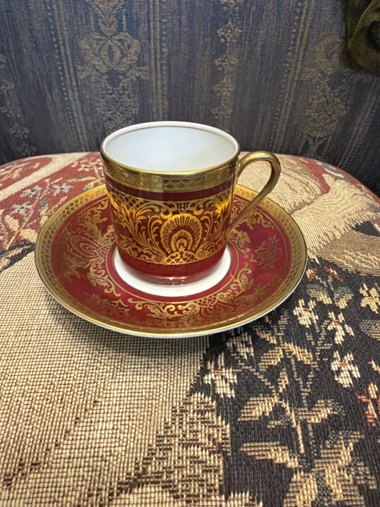 Rosenthal 24k altın iş fincan