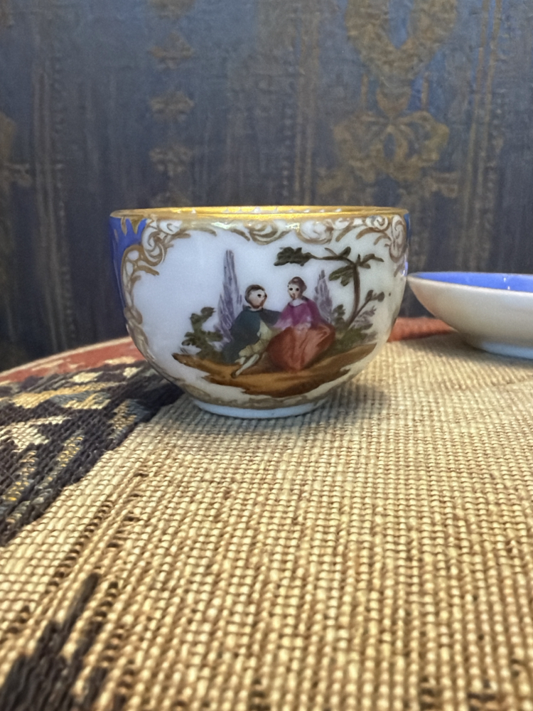Meissen minyatür koleksiyon fincan