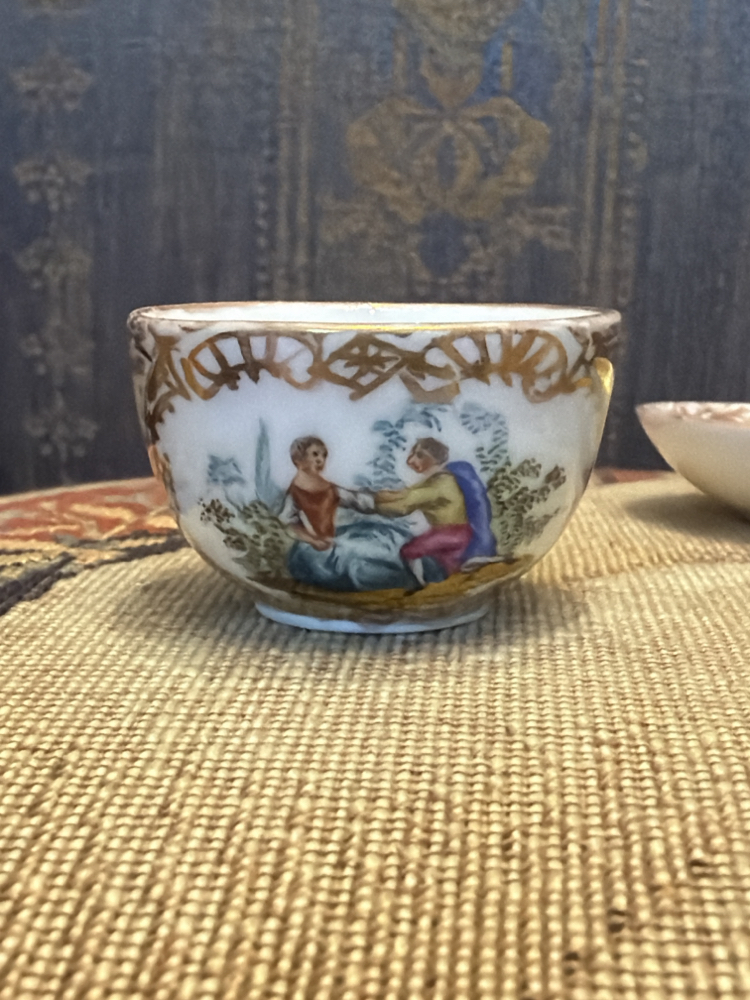 Meissen koleksiyonluk minyatür fincan