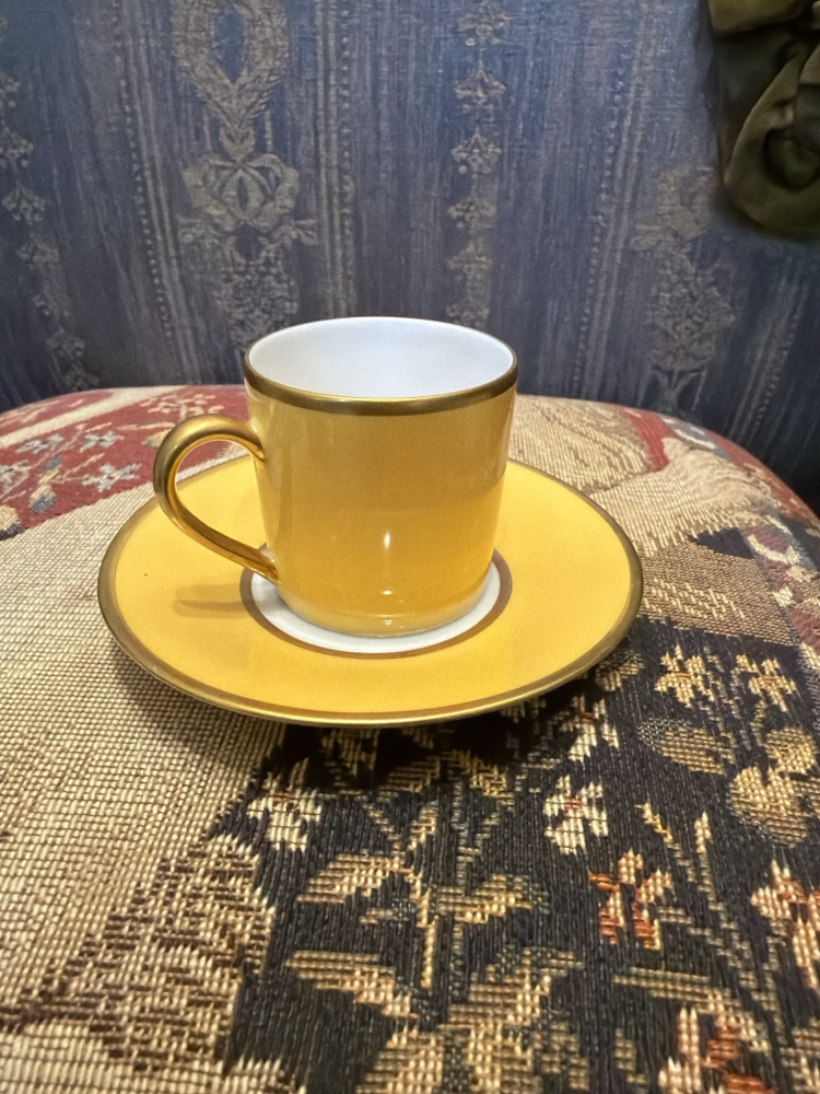 Limoges sarı fincan