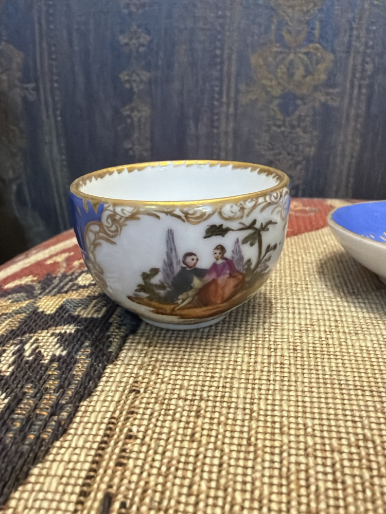 Meissen koleksiyon minyatür fincan