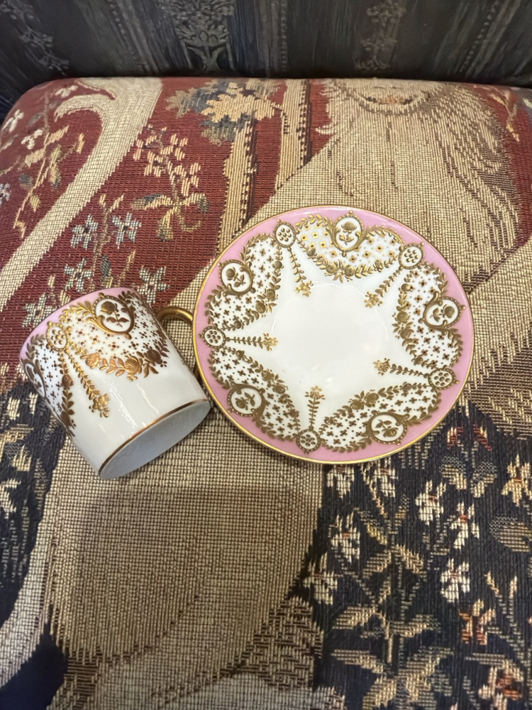 Limoges özel koleksiyon saray fincanı