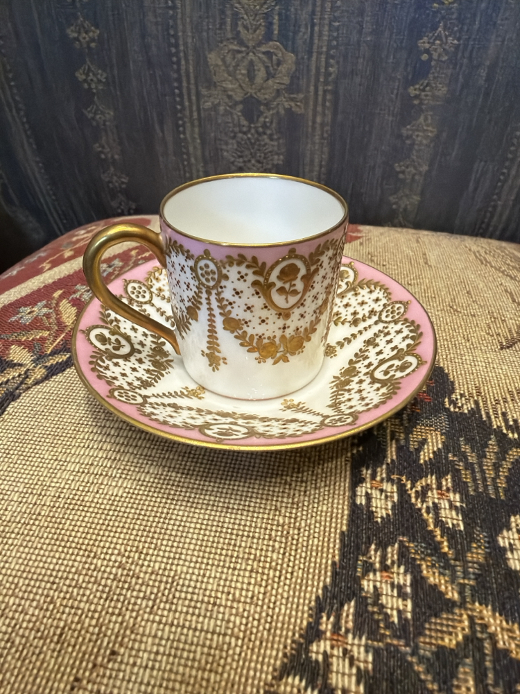 Limoges özel koleksiyon saray fincanı