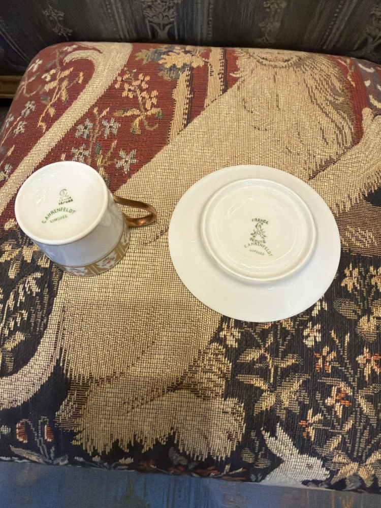 Limoges çok özel fincan