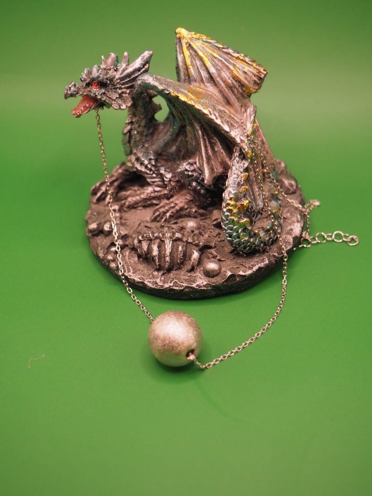 Dragon Eye Silver Necklace