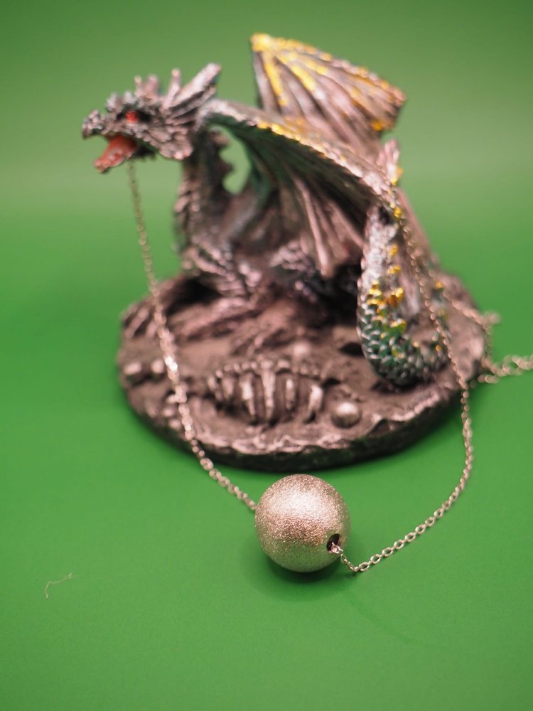 Dragon Eye Silver Necklace
