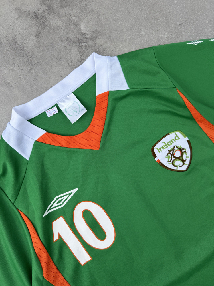 Vintage Vintage orijinal İrlanda Robbie Keane 2006-08 forma !