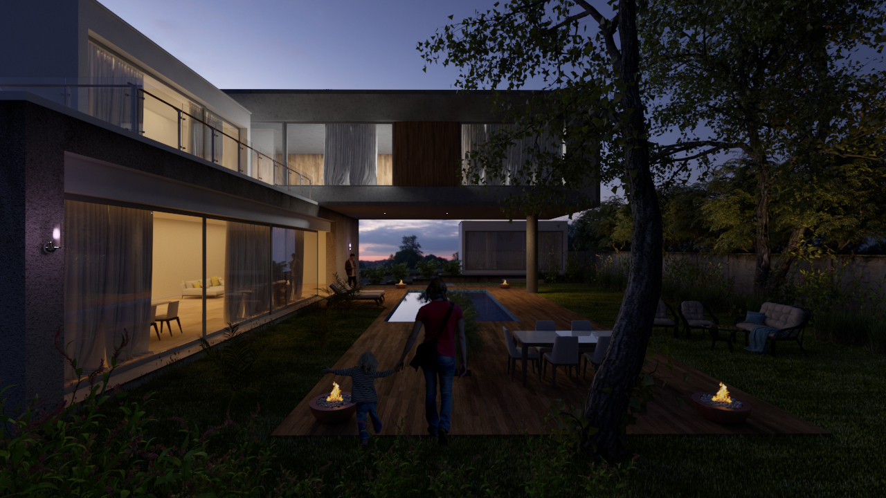 Gerçekçi dış mekan render 1