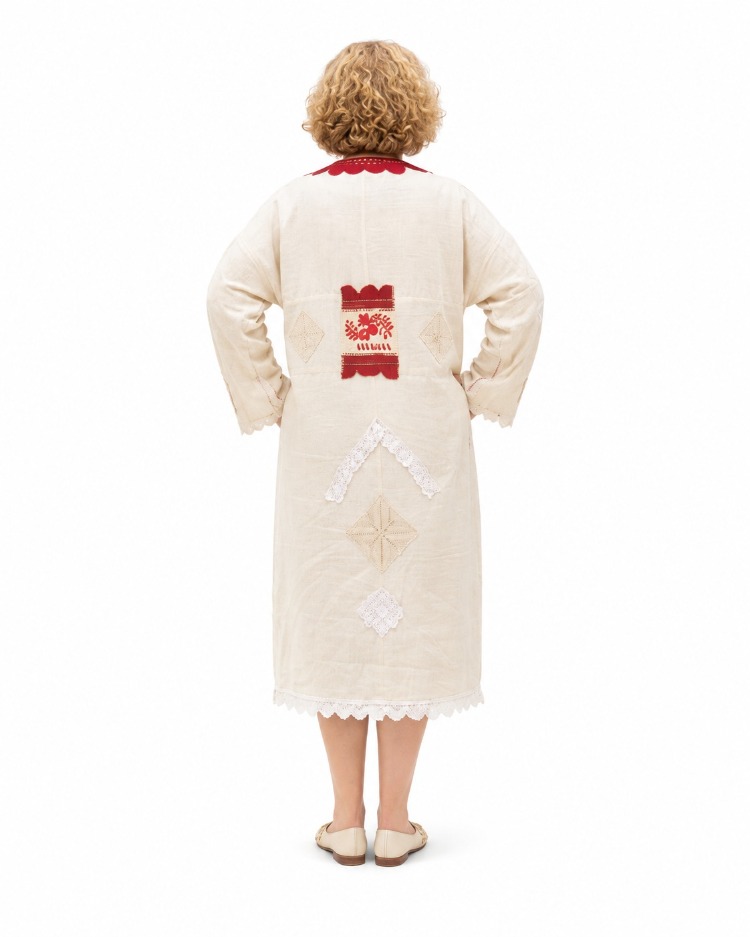 İşlemeli Antika Kaftan