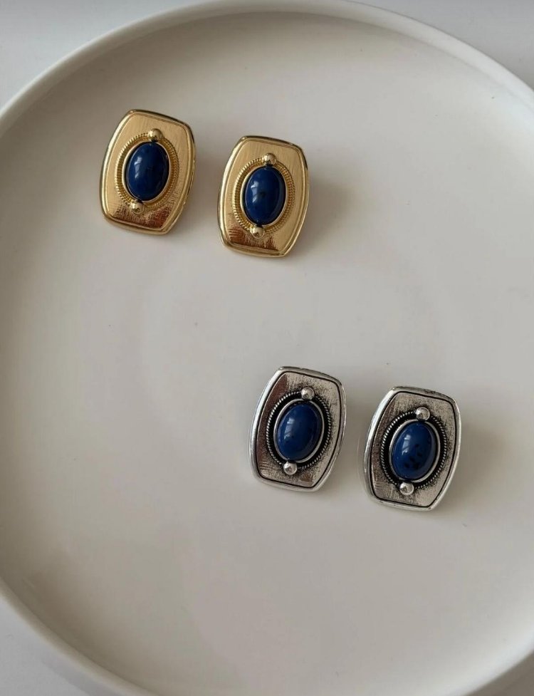 Gold Detay Lunny Küpe