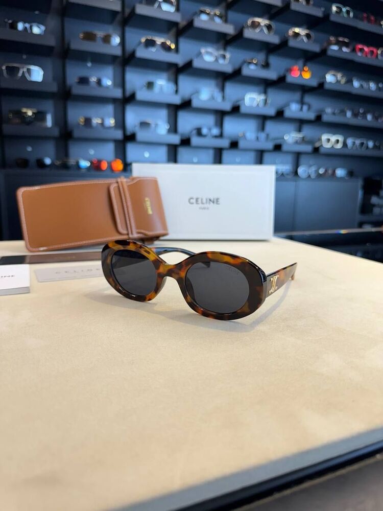 Celine leopar polarize güneş gözlüğü