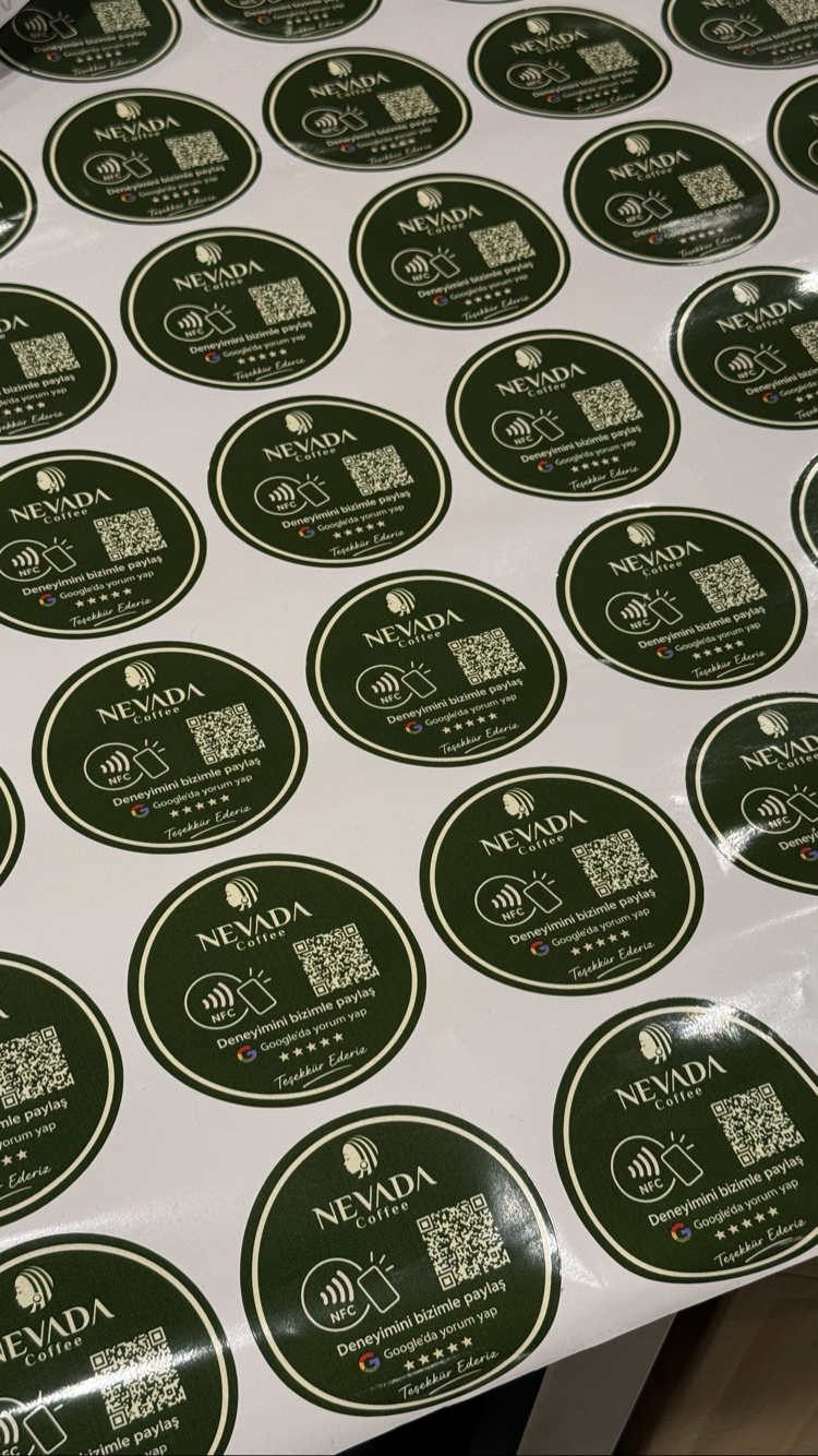 NFC Sticker (100 Adet)