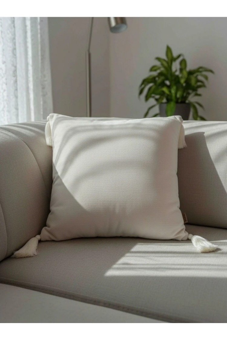 Whıte Mırage 45x45 Kırlent Kılıfı