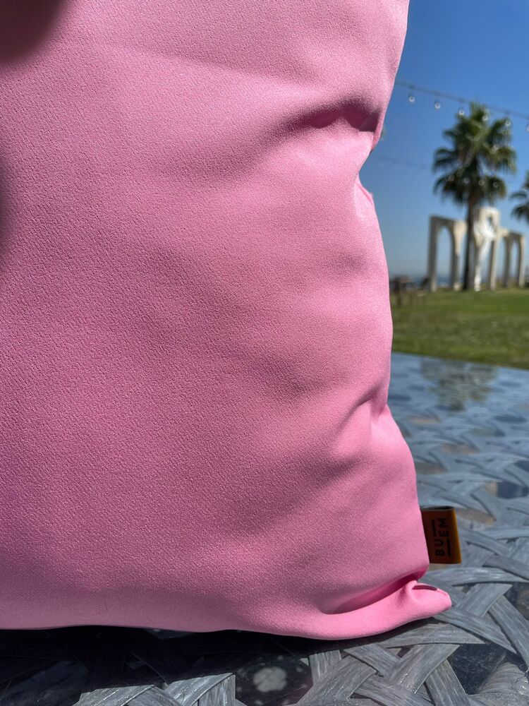 Sunset Pink 50X50 Kırlent Kılıfı – Düz Renk, Modern Dekoratif Yastık Kılıfı