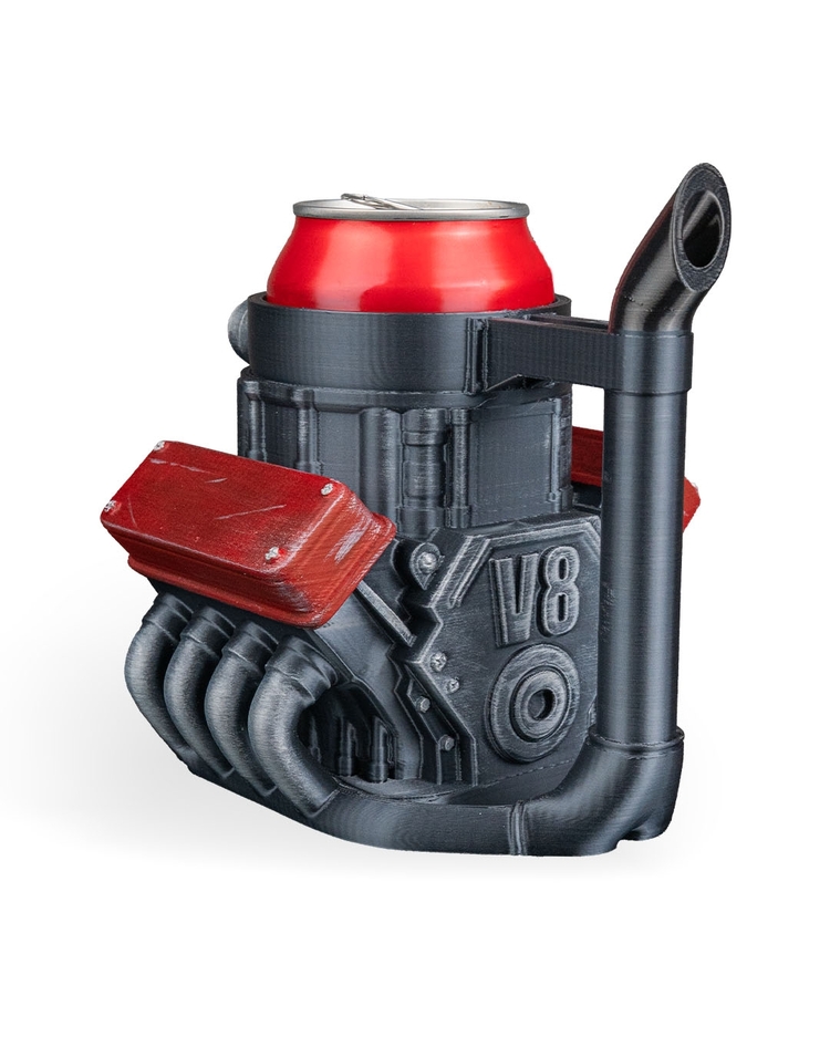 V8 Motor Kola Tutucu – Güç Senin Masanda!