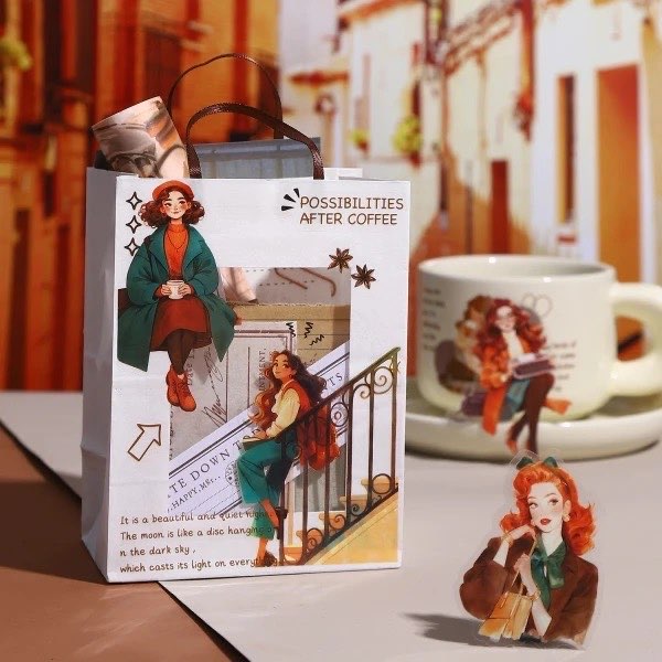 Maillard Girl Pet Sticker Pack