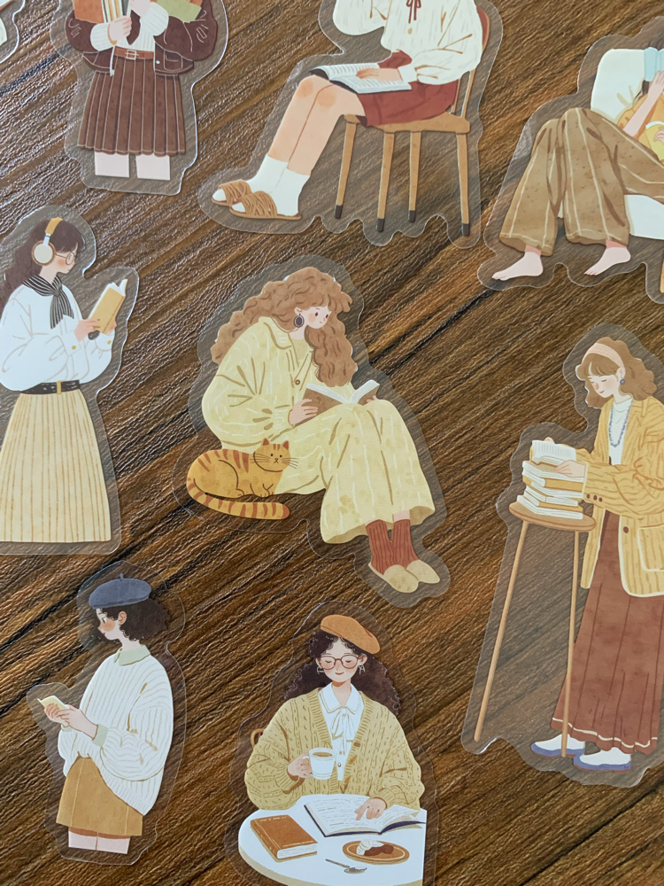 Girl Reaching For The Sun Pet Stickers