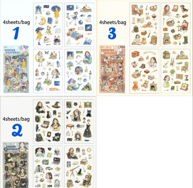 Dreamy Days Pet Sticker Packs