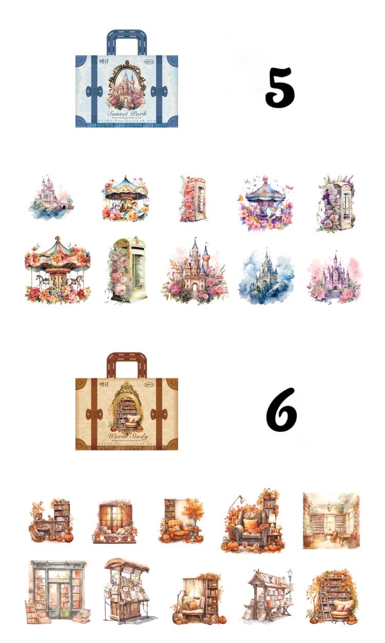 Romantic Dream Serisi Pet Sticker Setleri