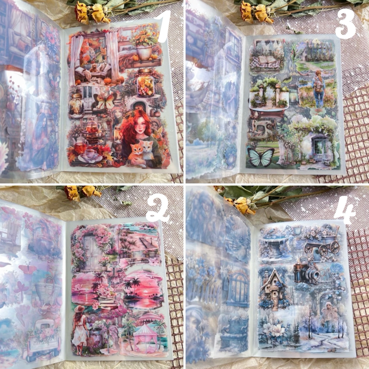 Seasonal Pet Sticker Kitapçıkları /New Collection