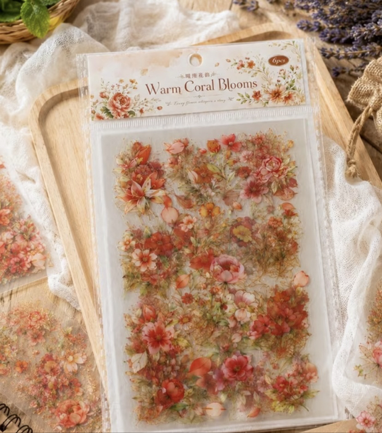 Floral Whispers Pet Sticker Sheets Pack