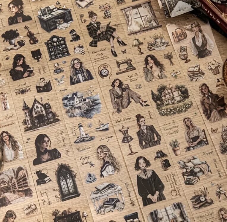 Beautiful Moments Pre-cut Pet Stickers/1 döngü