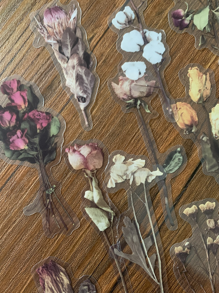 Dried Flowers Pet Stickers