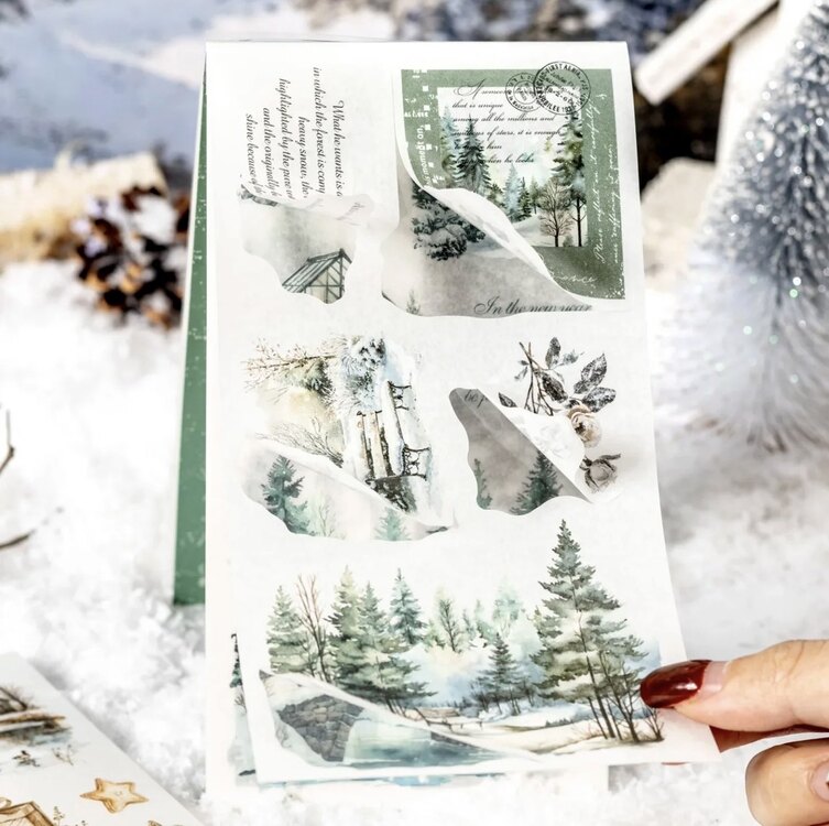 Snowy Dream Pet&Washi Sticker Kitapçıkları