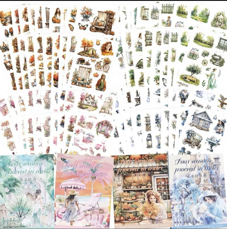 Seasonal Pet Sticker Kitapçıkları /New Collection