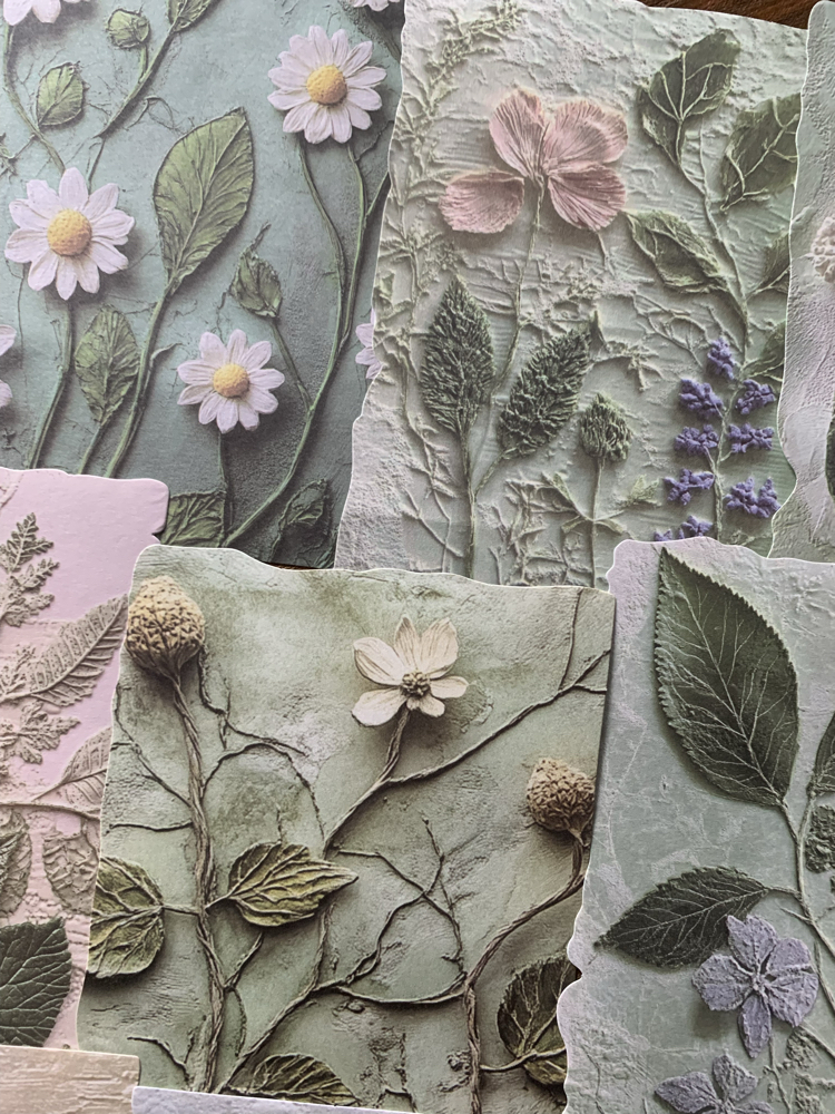 Floral Dream Kağıt Seti | Bullet Journal Malzemeleri