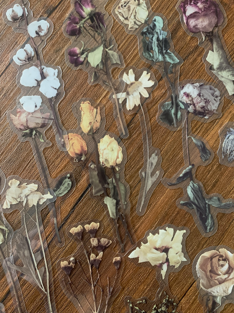 Dried Flowers Pet Stickers