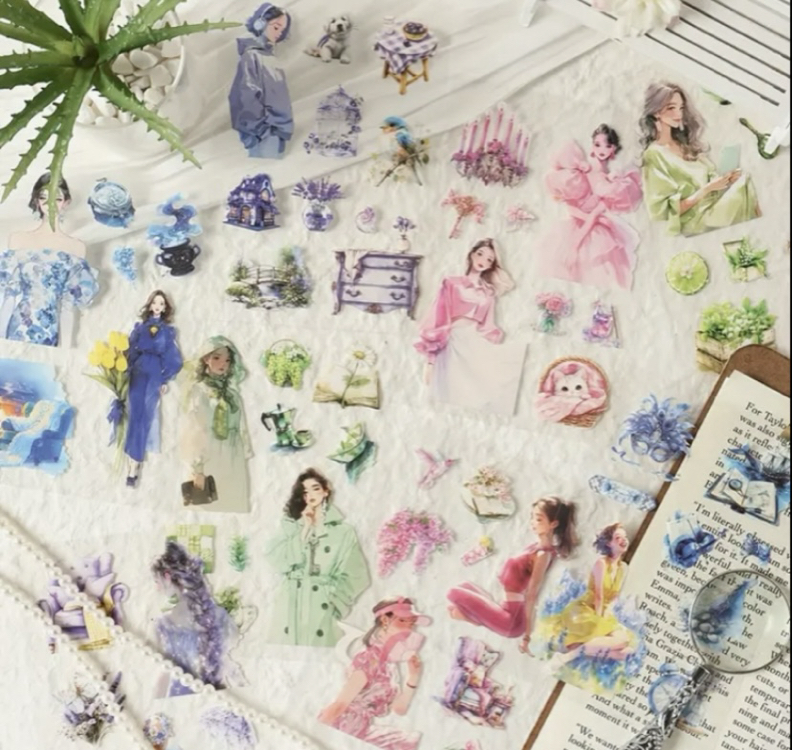 Floral Moments Pet Sticker Kitapçıkları 