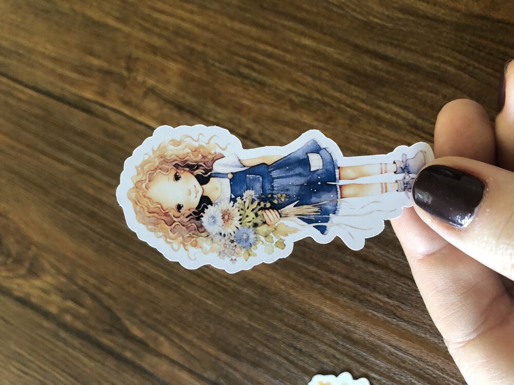 Spring Dolls Sticker Seti | Bullet Journal Malzemeleri