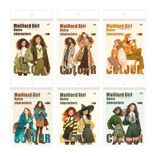 Maillard Girl Pet Sticker Pack