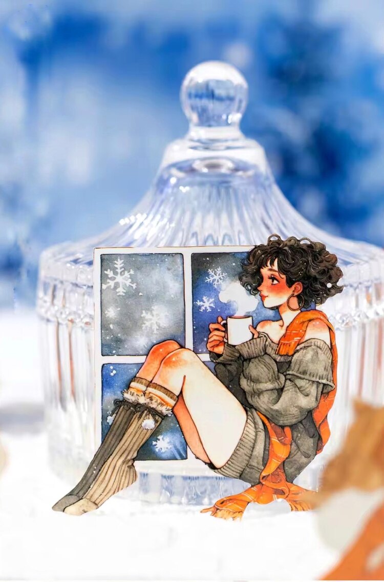 Season Winter Character Sticker Packs