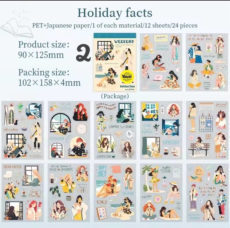 Me Time Pet&Washi Sticker Kitapçıkları 