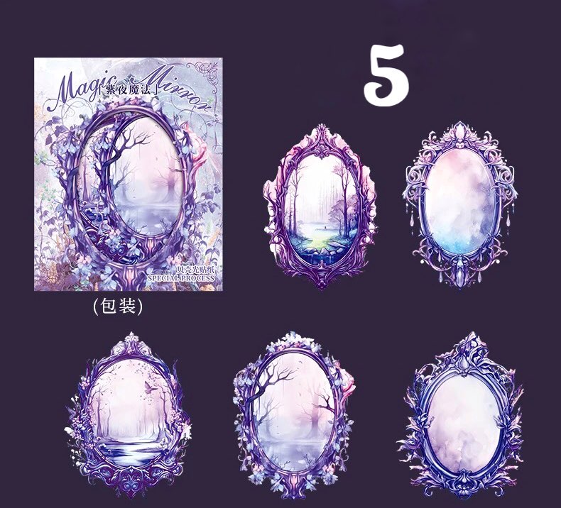 Magic Mirror Kristal Pet Sticker Packs