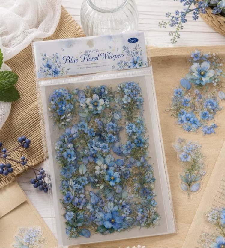 Floral Whispers Pet Sticker Sheets Pack