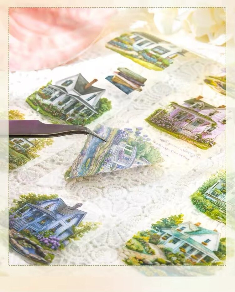 Spring Houses Pet Bantlar/1 döngü | Bullet Journal Malzemeleri