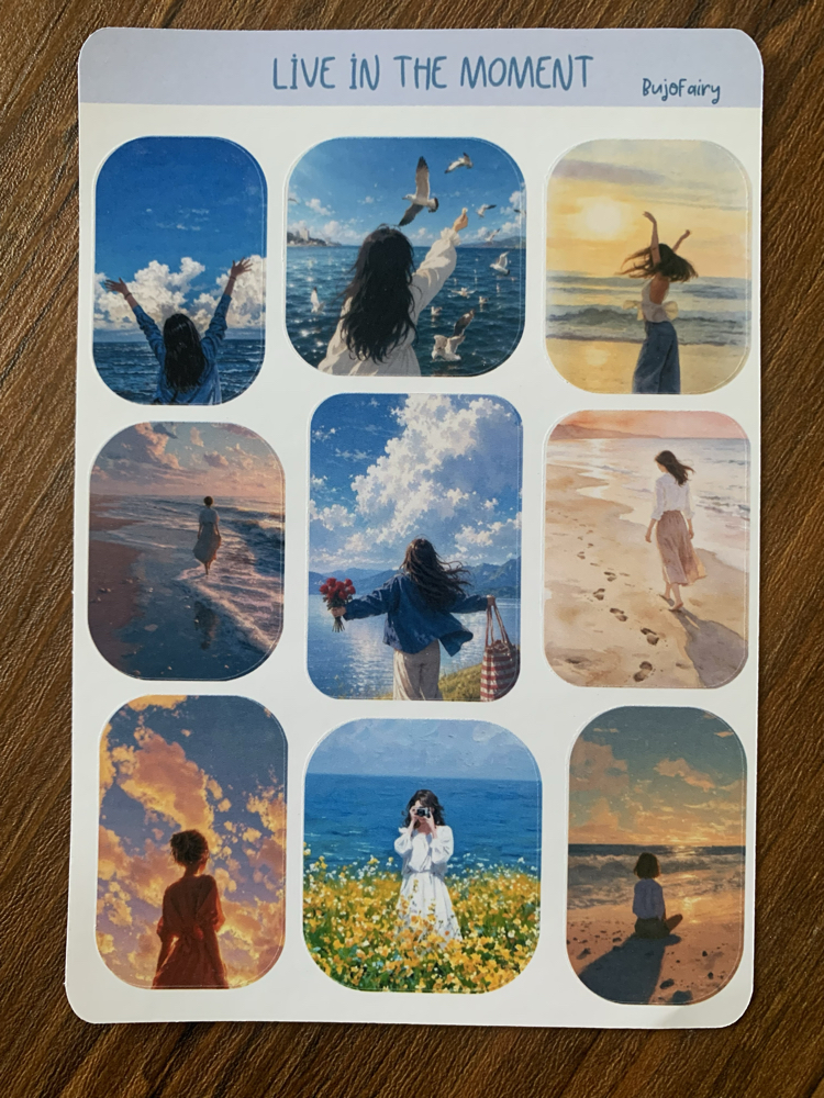 Live İn The Moment Sayfa Sticker